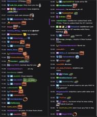 Fans reacting to the streamer's story (Images via Lirik/Twitch chat)